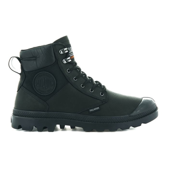 Bottes Palladium Pampa Shield WP+ LTH Femme Noir | FR OXZ134K